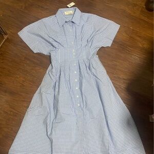 NWT GINGHAM EXQUISE TOBIE- MEDIUM